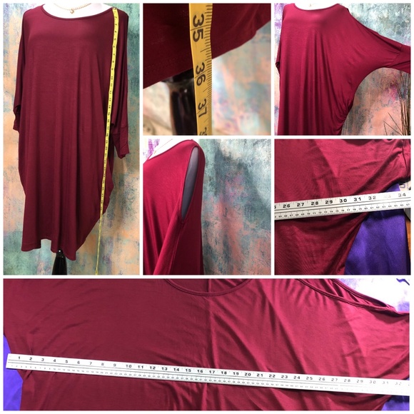 💥Sweet Pea Bat Sleeves with Slit Dress - Picture 8 of 8